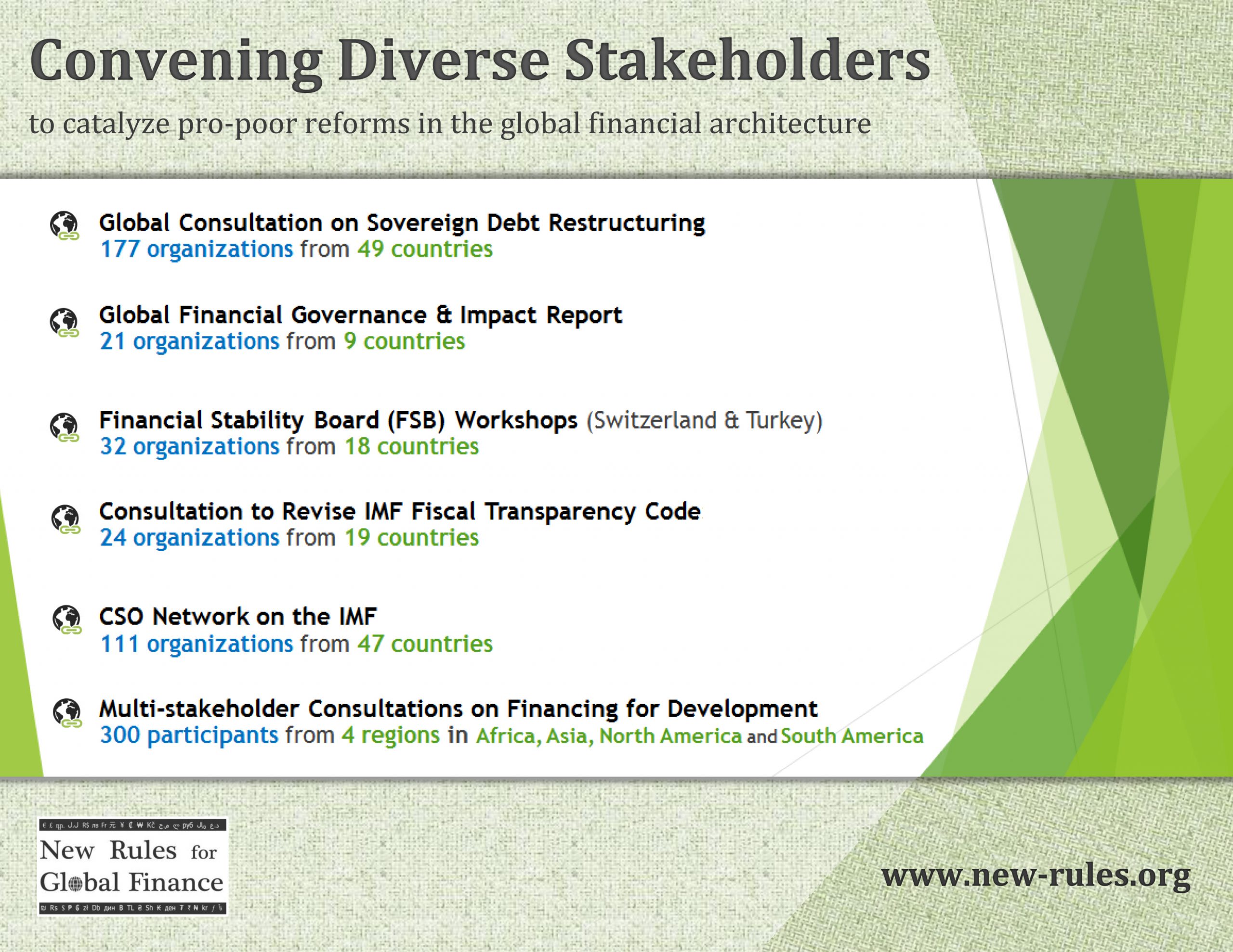 New Rules - Convening Diverse Stakeholders
